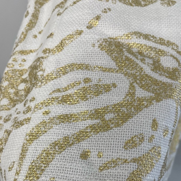 Lilly Pulitzer, 2, women’s gold & white fitted mini dress w/ black bead accents - Picture 10 of 10